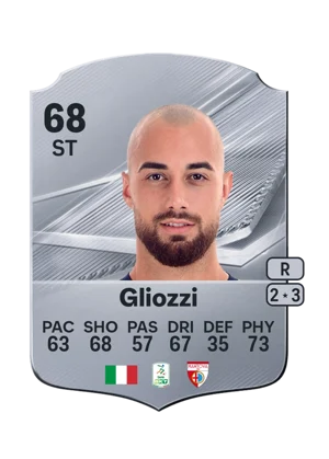 Gliozzi - 68 - Rare EA FC 27 card