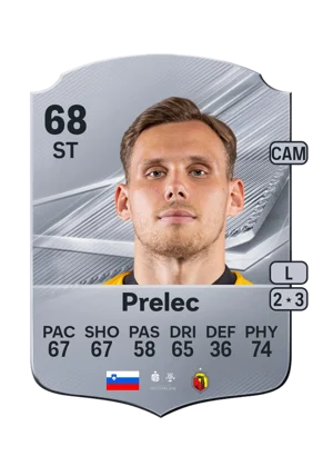 Prelec - 68 - Rare EA FC 27 card