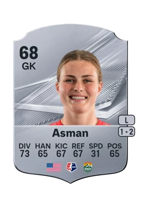 Asman - 68 - Rare EA FC 27 card