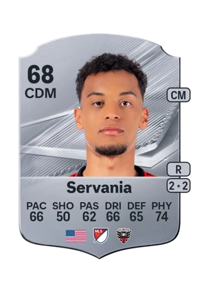 Servania - 68 - Rare EA FC 27 card