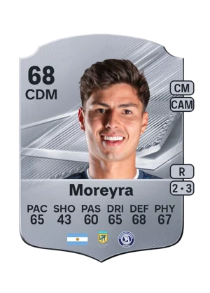Moreyra - 68 - Rare EA FC 27 card