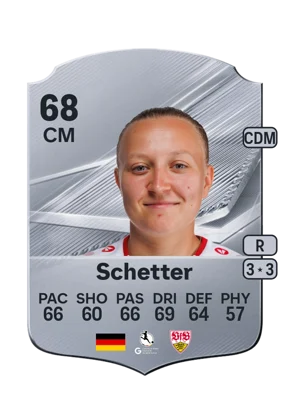 Schetter - 68 - Rare EA FC 27 card