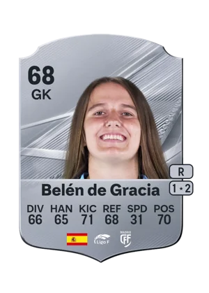 Belén de Gracia - 68 - Rare EA FC 27 card