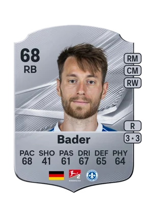 Bader - 68 - Rare EA FC 27 card