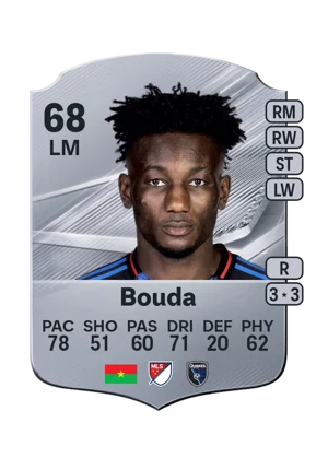 Bouda - 68 - Rare EA FC 27 card