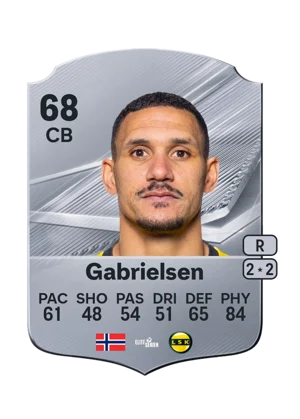 Gabrielsen - 68 - Rare EA FC 27 card
