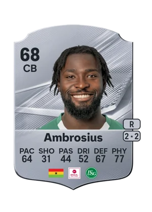 Ambrosius - 68 - Rare EA FC 27 card