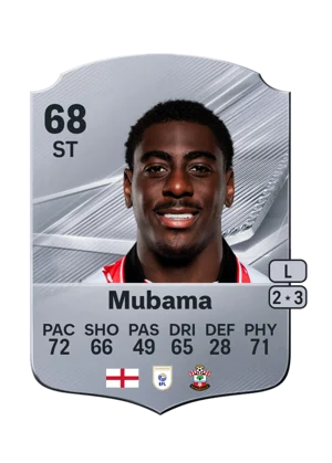Mubama - 68 - Rare EA FC 27 card