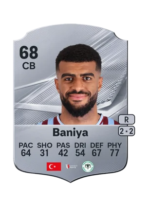 Baniya - 68 - Rare EA FC 27 card