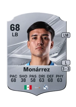Monárrez - 68 - Rare EA FC 27 card