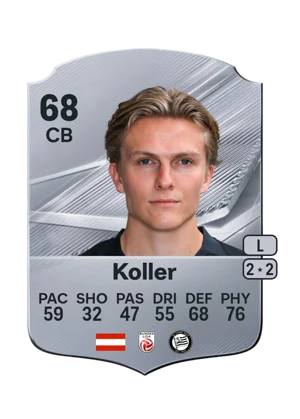 Koller - 68 - Rare EA FC 27 card