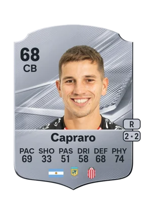 Capraro - 68 - Rare EA FC 27 card