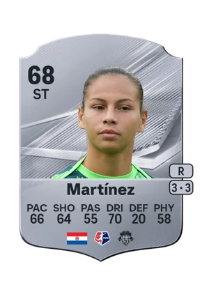 Martínez - 68 - Rare EA FC 27 card