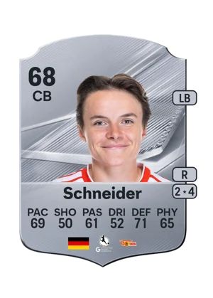 Schneider - 68 - Rare EA FC 27 card
