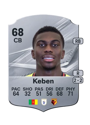 Keben - 68 - Rare EA FC 27 card