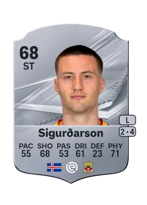 Sigurðarson - 68 - Rare EA FC 27 card