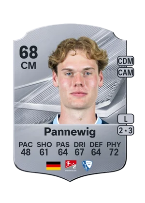 Pannewig - 68 - Rare EA FC 27 card