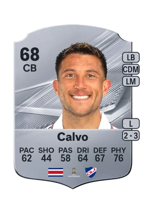Calvo - 68 - Rare EA FC 27 card