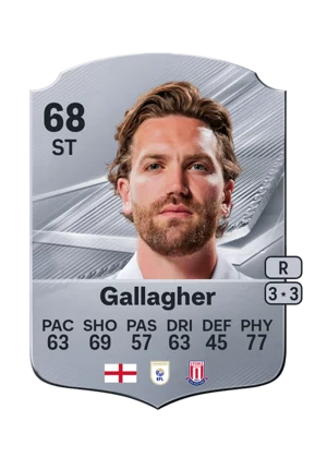 Gallagher - 68 - Rare EA FC 27 card