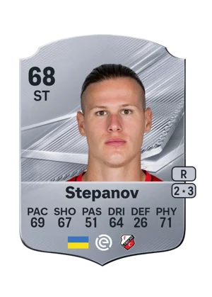 Stepanov - 68 - Rare EA FC 27 card