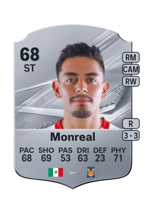 Monreal - 68 - Rare EA FC 27 card