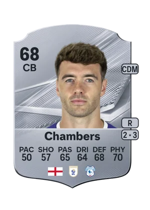 Chambers - 68 - Rare EA FC 27 card