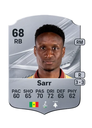 Sarr - 68 - Rare EA FC 27 card