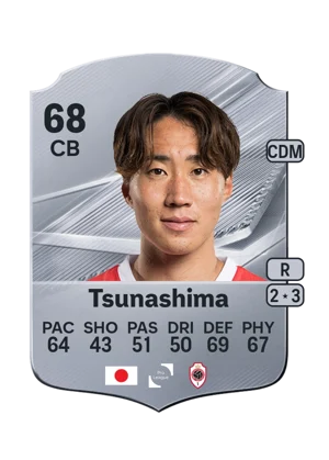 Tsunashima - 68 - Rare EA FC 27 card