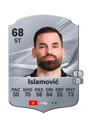 Islamović - 68 - Rare EA FC 27 card