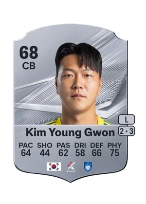Kim Young Gwon - 68 - Rare EA FC 27 card