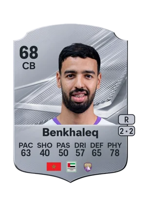 Benkhaleq - 68 - Rare EA FC 27 card