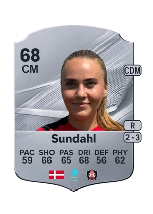 Sundahl - 68 - Rare EA FC 27 card