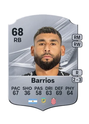 Barrios - 68 - Rare EA FC 27 card