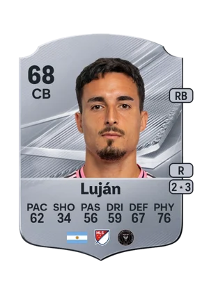 Luján - 68 - Rare EA FC 27 card