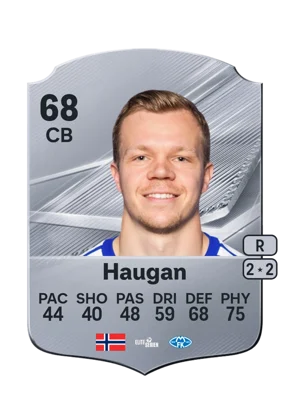Haugan - 68 - Rare EA FC 27 card