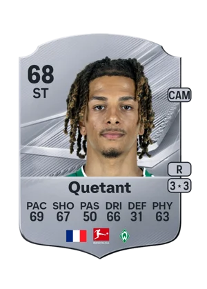 Quetant - 68 - Rare EA FC 27 card
