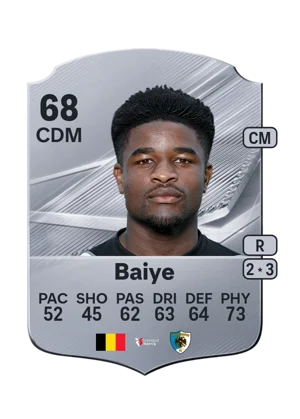 Baiye - 68 - Rare EA FC 27 card