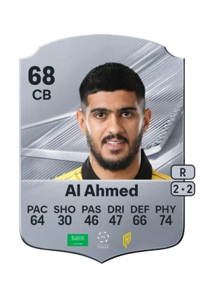 Al Ahmed - 68 - Rare EA FC 27 card