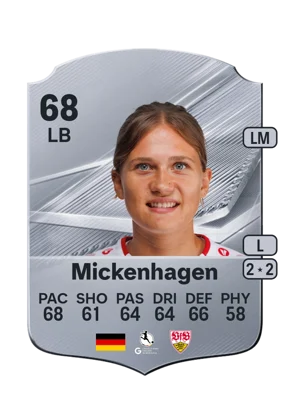 Mickenhagen - 68 - Rare EA FC 27 card