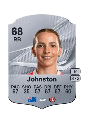 Johnston - 68 - Rare EA FC 27 card
