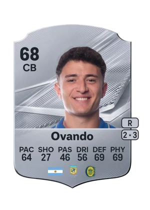Ovando - 68 - Rare EA FC 27 card