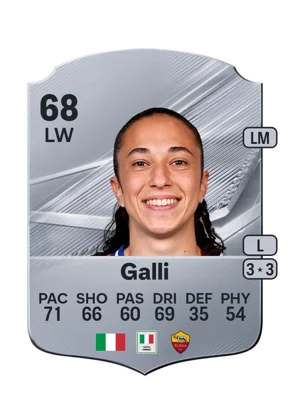 Galli - 68 - Rare EA FC 27 card