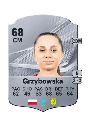 Grzybowska - 68 - Rare EA FC 27 card