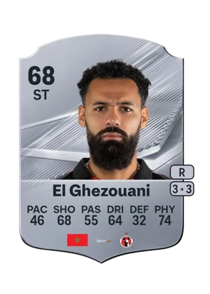 El Ghezouani - 68 - Rare EA FC 27 card