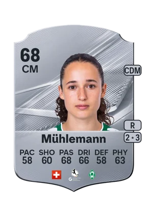 Mühlemann - 68 - Rare EA FC 27 card