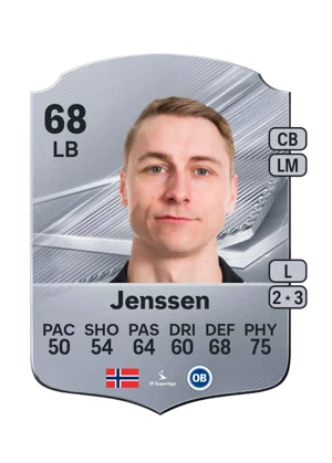 Jenssen - 68 - Rare EA FC 27 card