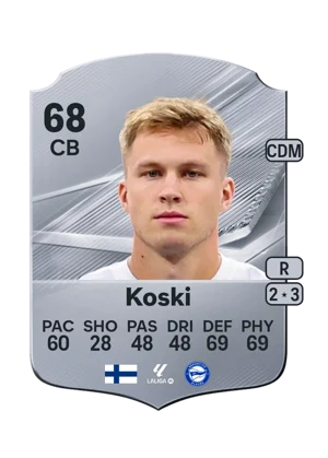 Koski - 68 - Rare EA FC 27 card