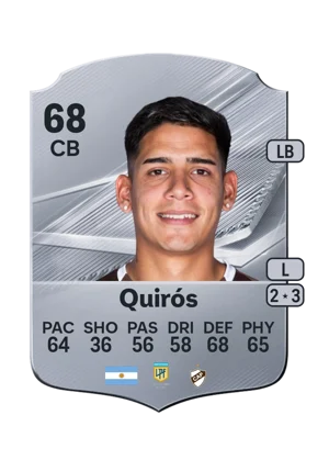 Quirós - 68 - Rare EA FC 27 card