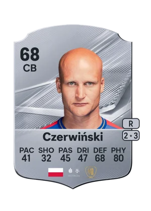 Czerwiński - 68 - Rare EA FC 27 card