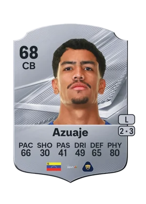 Azuaje - 68 - Rare EA FC 27 card